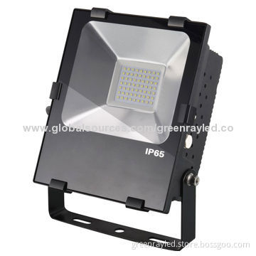 Fin-style LED Floodlight, 30W, UL and CE Marks, 100lm/W, 5-year Warranty